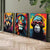 Modern Satz von 3 Gaming Graffiti Wand art Leinwand