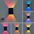 Dimmable square LED wall lights